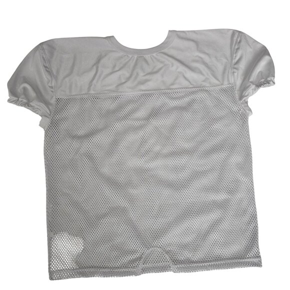 Schutt White Porthole Mesh Pro-Cut Adult Football Jersey Men's Varsity Small - Picture 4 of 10